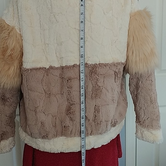 🧥Fun faux fur vintage Jacket, M - Picture 8 of 12